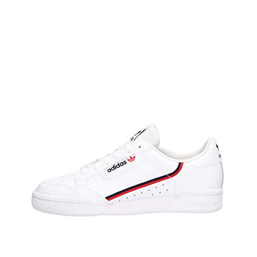 Adidas Continental 80 J, Zapatillas De Gimnasia, Blanco (Ftwr White Scarlet Collegiate Navy), 37 1/3 Eu
