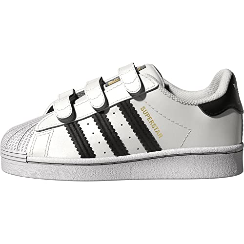 Adidas Superstar, Zapatillas De Deporte Unisex Niños, Blanco White Black Gold, 36 Eu