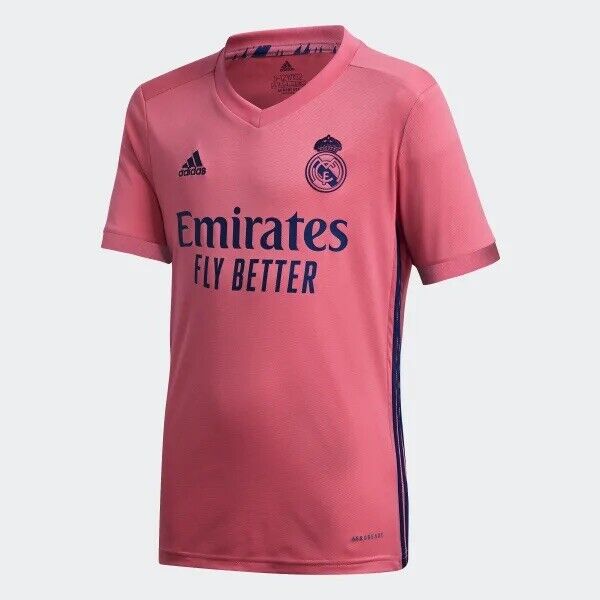 Adidas Camisa De Jersey De Real Madrid para hombres 2020-2021 Rosa Soccer Talla Xl GI6462 Nuevo