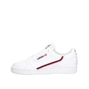 adidas Continental 80 J, Zapatillas De Gimnasia, Blanco (FTWR White Scarlet Collegiate Navy), 37 1/3 EU