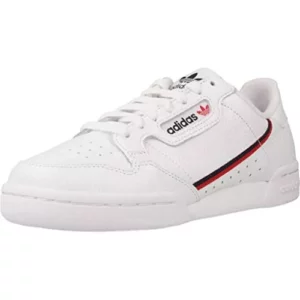 adidas Continental 80, Zapatillas Hombre, White Scarlet Collegiate Navy Scarlet, 42 EU