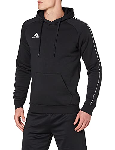 Pantalón Real Madrid En Oferta Adidas Core18 Hoody Sudadera Con Capucha, Hombre, Negro (Negro/Blanco), M