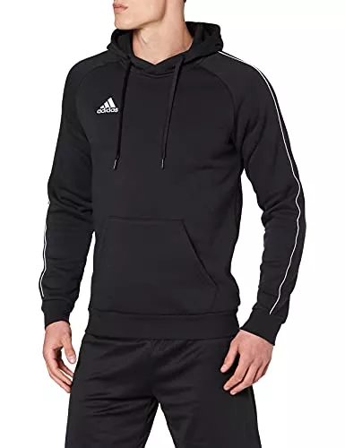 Gorra Real Madrid Snapback En Oferta Adidas Core18 Hoody Sudadera Con Capucha, Hombre, Negro (Negro/Blanco), M