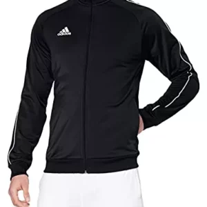 adidas Core18 PES Jkt Chaqueta, Hombre, Negro (Black/White), L