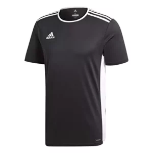 adidas Entrada 37 Camiseta de Manga Corta, Hombre, Negro (Black/White), M