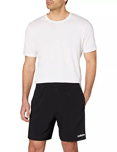 Sudadera Real Madrid Travel Fleece En Oferta Adidas Essentials Chelsea 7 Inch 3 Bandas Pantalón Corto, Hombre, Black/White, S