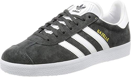 adidas Gazelle, Zapatillas Bajas, Unisex adulto, Solid Grey White Gold Metallic, 42 EU