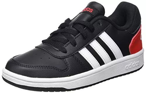 Medias Y-3 Real Madrid 120Th Anniversary En Oferta Adidas Hoops 2.0, Basketball Shoe, Core Black/Footwear White/Vivid Red, 38 Eu