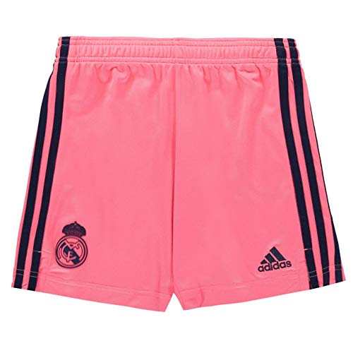 adidas Madrid Temporada 2020/21 Real A SHO Y Pantalón Corto Segunda equipación, Niño, rospri, 164