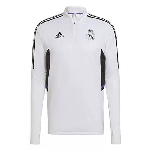 Sudadera Entrenamiento Real Madrid Condivo 22 En Oferta Adidas Real Tr Top Sweatshirt, Men'S, White, L
