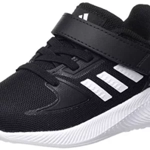 adidas Runfalcon 2.0, Zapatillas de Deporte Unisex niños, Core Black Cloud White Silver Metallic, 27 EU