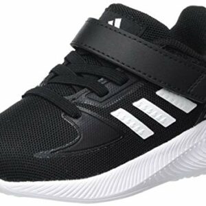adidas Runfalcon 2.0, Zapatillas de Deporte Unisex niños, Core Black Cloud White Silver Metallic, 27 EU