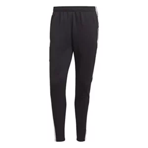 adidas SQ21 TR PNT Pants, Mens, Black/White, Large