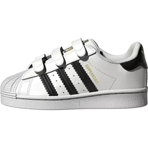 adidas Superstar, Zapatillas de Deporte Unisex niños, Blanco White Black Gold, 36 EU