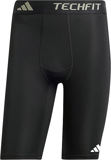 Adidas Men'S Mallas Cortas De Entrenamiento Compresión Techfit