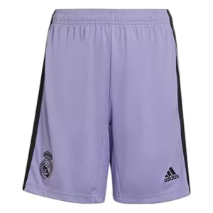 Real Madrid HA2675 Season 2022/2023 Official Away Shorts Boy's Light Purple 910A